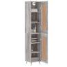 Stylish Highboard Grey Sonoma 34.5x34x180 cm | HipoMarket