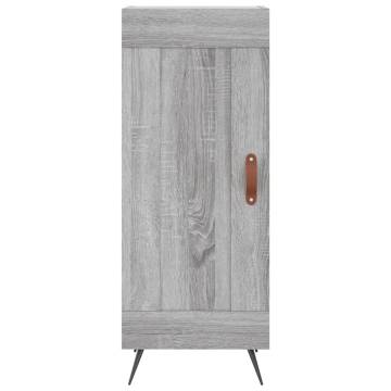 Stylish Highboard Grey Sonoma 34.5x34x180 cm | HipoMarket