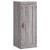 Stylish Highboard Grey Sonoma 34.5x34x180 cm | HipoMarket