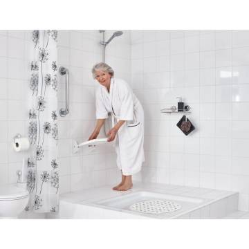 RIDDER Fold-Down Shower Seat Eco White - Stylish & Durable