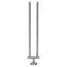 Bathroom Solutions Double Towel Rail - Stylish & Durable