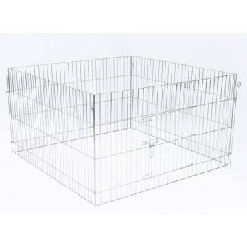 @Pet Outdoor Metal Pet Enclosure - Spacious & Safe 116x116x65 cm