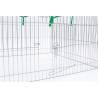 @Pet Outdoor Metal Pet Enclosure - Spacious & Safe 116x116x65 cm