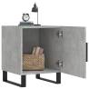 Modern Bedside Cabinet in Concrete Grey - 40x40x50 cm