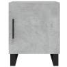 Modern Bedside Cabinet in Concrete Grey - 40x40x50 cm