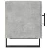 Modern Bedside Cabinet in Concrete Grey - 40x40x50 cm