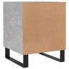 Modern Bedside Cabinet in Concrete Grey - 40x40x50 cm