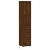 Elegant Highboard Brown Oak - Stylish Storage Solution