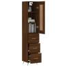 Elegant Highboard Brown Oak - Stylish Storage Solution