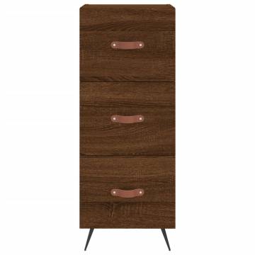 Elegant Highboard Brown Oak - Stylish Storage Solution