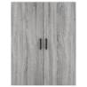 Stylish Highboard Grey Sonoma - Engineered Wood Storage Cabinet