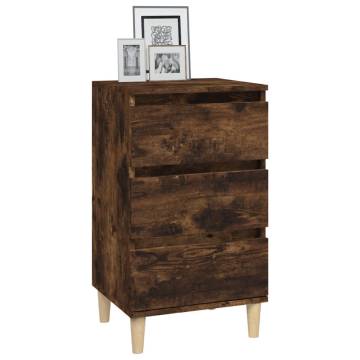 Smoked Oak Bedside Cabinet | Stylish & Functional Storage