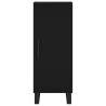 Elegant Highboard Black - 34.5x34x180 cm | Hipomarket