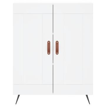 Highboard White 69.5x34x180 cm - Stylish Storage Solution