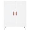 Highboard White 69.5x34x180 cm - Stylish Storage Solution