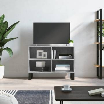 Concrete Grey TV Cabinet - Stylish & Spacious Storage