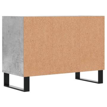 Concrete Grey TV Cabinet - Stylish & Spacious Storage