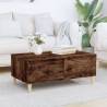 Coffee Table Smoked Oak 90x50x36.5 cm Engineered Wood Colour smoked oak Quantity in Package 1 