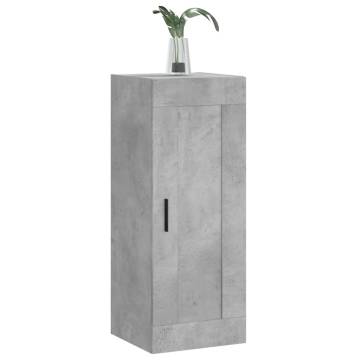 Wall Mounted Cabinet in Concrete Grey - Stylish & Functional