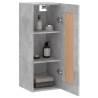 Wall Mounted Cabinet in Concrete Grey - Stylish & Functional