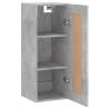 Wall Mounted Cabinet in Concrete Grey - Stylish & Functional