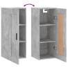 Wall Mounted Cabinet in Concrete Grey - Stylish & Functional