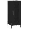 Stylish Highboard Black 34.5x34x180 cm - Hipomarket