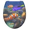 SCHÜTTE Duroplast Toilet Seat with Soft-Close SEA LIFE Printed Colour multicolour Quantity in Package 1 