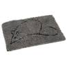 DOG GONE SMART Dirty Cat Dry Walk Mat 60x40 cm Grey