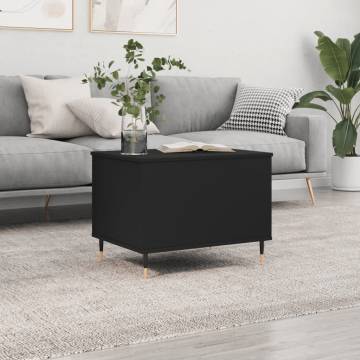 Elegant Black Coffee Table | 60x44.5 cm | Hipomarket