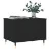 Elegant Black Coffee Table | 60x44.5 cm | Hipomarket