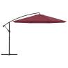 Cantilever Umbrella 350 cm Bordeaux Red - Elegant Shade Solution