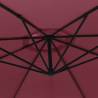 Cantilever Umbrella 350 cm Bordeaux Red - Elegant Shade Solution