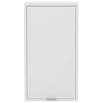 FMD Wall-Mounted Bathroom Cabinet - White 36.8x17.1x67.3 cm