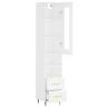 Stylish Highboard White 34.5x34x180 cm - HipoMarket UK