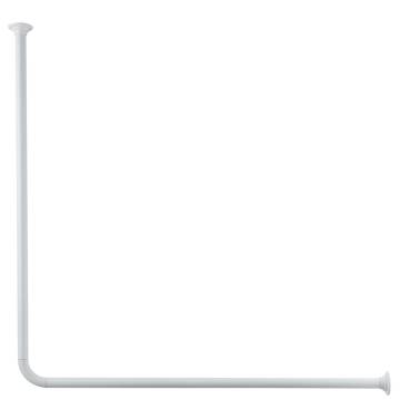 Kleine Wolke Universal Shower Curtain Rod - 3 Sizes - White