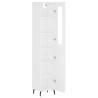 Stylish Highboard White 34.5x34x180 cm - HipoMarket