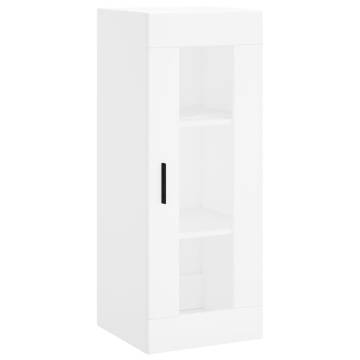 Stylish Highboard White 34.5x34x180 cm - HipoMarket