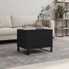 Coffee Table Black 60x44.5x45 cm Engineered Wood Colour black Quantity in Package 1 