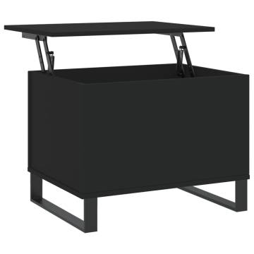 Elegant Black Coffee Table - 60x44.5 cm | HiPO Market