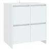 Stylish White Sideboard 70x41x75 cm | Hipomarket UK