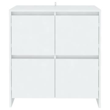 Stylish White Sideboard 70x41x75 cm | Hipomarket UK