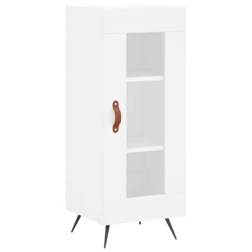 Elegant Highboard White 34.5x34x180 cm - Durable & Stylish