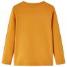 Kids' Long Sleeve T-Shirt Dark Ochre | Stylish & Comfortable