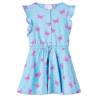 Kids' Dress with Buttons Sleeveless Blue 140 Size 140 (9-10y) 