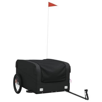 Bike Trailer Black - 45 kg Iron | Durable & Practical Design