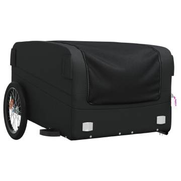 Bike Trailer Black - 45 kg Iron | Durable & Practical Design