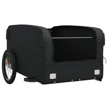 Bike Trailer Black - 45 kg Iron | Durable & Practical Design