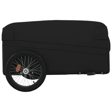 Bike Trailer Black - 45 kg Iron | Durable & Practical Design