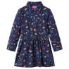 Kids' Dress with Long Sleeves Navy 104 Size 104 (3-4y) 